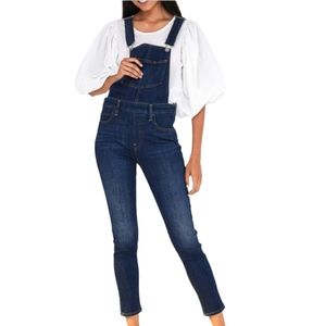 Levi's Denim Overalls Skinny Fit Dark Wash